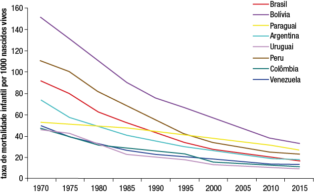 A TAXA DE MORTALIDADE INFANTIL VEM DECAINDO A CADA ANO NO BRASIL. O GRÁFICO  ()